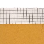 Muślinowe kosze do przechowywania 3 sztuki Cozy Home musztardowe / Lassig