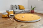 Muślinowe kosze do przechowywania 3 sztuki Cozy Home musztardowe / Lassig