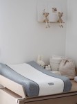Pokrowiec na anatomiczny przewijak Sofalange Light Mist / Beaba