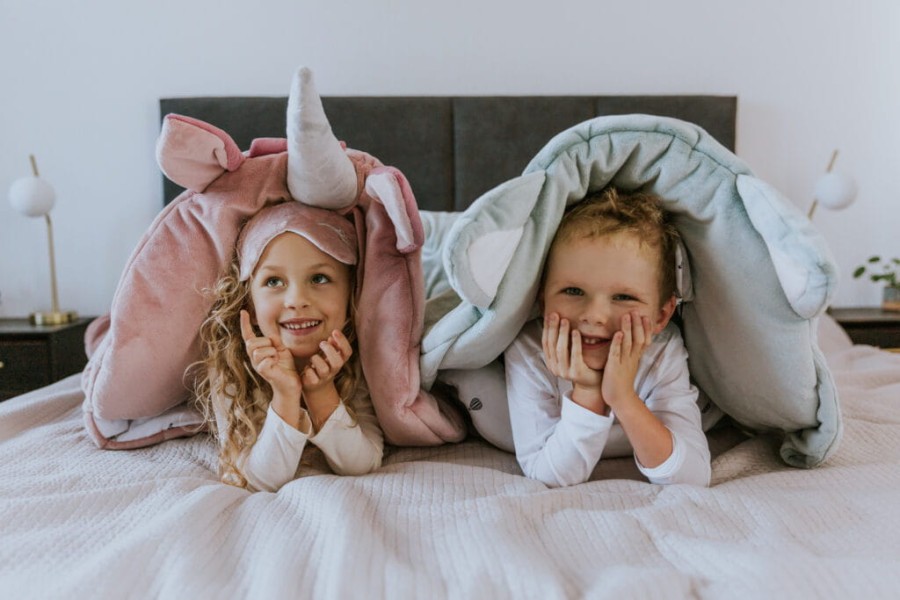 Śpiworek Sleepover – Miętowy Szop ROZMIARY / Kidspace