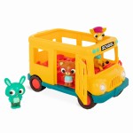 Muzyczny autobus szkolny z żyrafą i wesołymi pasażerami / B.Toys