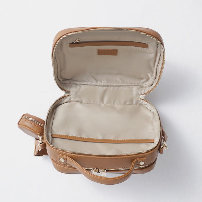 Torebka crossbody i organizer do wózka 2w1 VERA caramel / Joissy