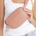 Nerka i saszetka 2w1 torebka dla Mamy HOLLY blush pink / Joissy