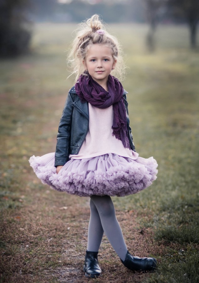 Spódnica Pettiskirt - Wrzos RÓŻNE ROZMIARY / Manufaktura Falbanek
