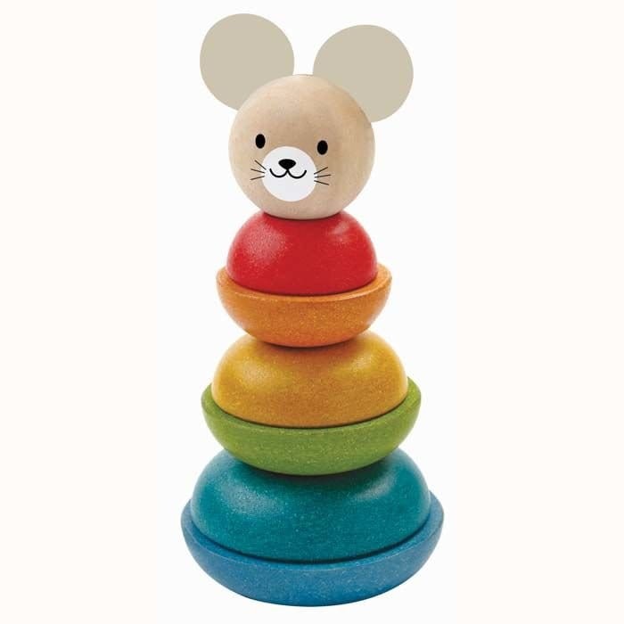 Myszka - wieża do układania / Plan Toys