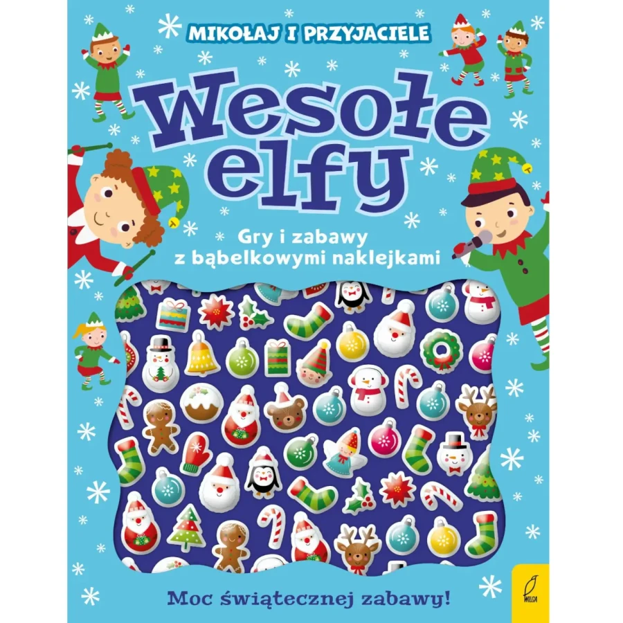 Wypukłe naklejki. Wesołe elfy / Wydawnictwo Wilga