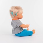 Lalka dziewczynka Europejka z implantem ślimakowym 38cm Miniland Doll
