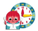 Magnetyczna układanka Uczę się zegarka Magnetibook kolekcja 2018 / Janod