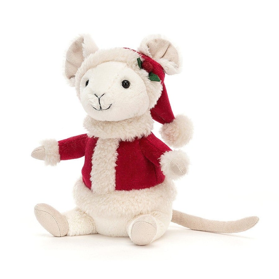 Myszka w świątecznym ubranku 18cm / Jellycat