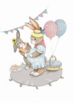 Kartka okolicznościowa na Baby Shower / Hi Little