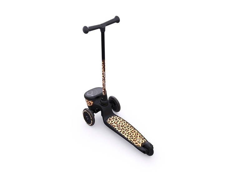 Highwaykick 2 Lifestyle Hulajnoga trójkołowa balansowa z zamykanym schowkiem 2+ Leopard / Scootandride