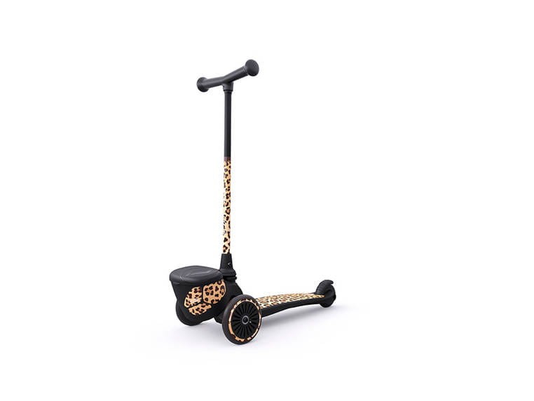 Highwaykick 2 Lifestyle Hulajnoga trójkołowa balansowa z zamykanym schowkiem 2+ Leopard / Scootandride