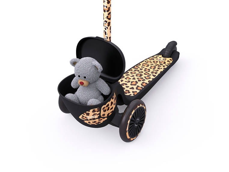 Highwaykick 2 Lifestyle Hulajnoga trójkołowa balansowa z zamykanym schowkiem 2+ Leopard / Scootandride
