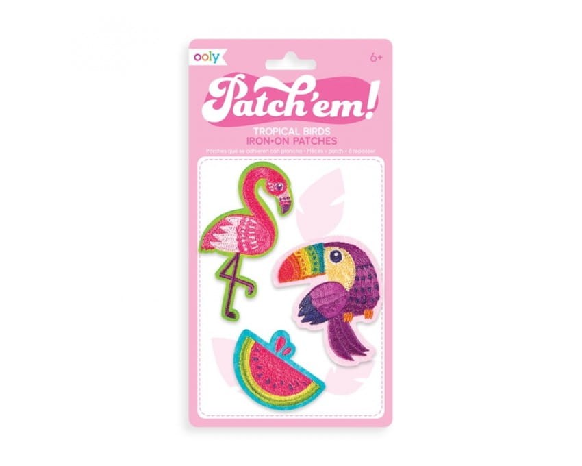 Naprasowanki Patch Em - Tropikalne Ptaki / Ooly