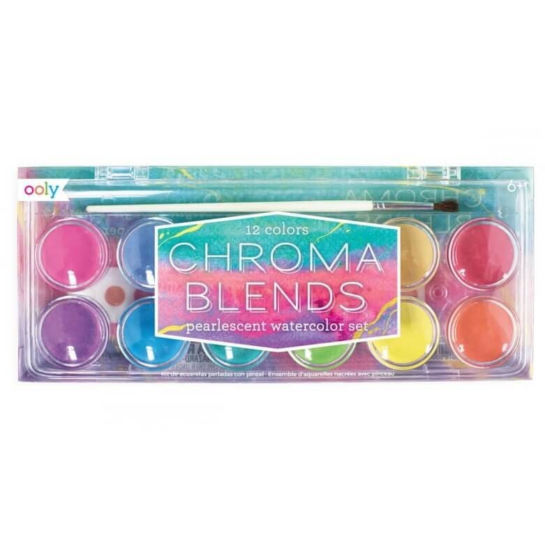 Farby akwarelowe perłowe, Chroma Blends / Ooly
