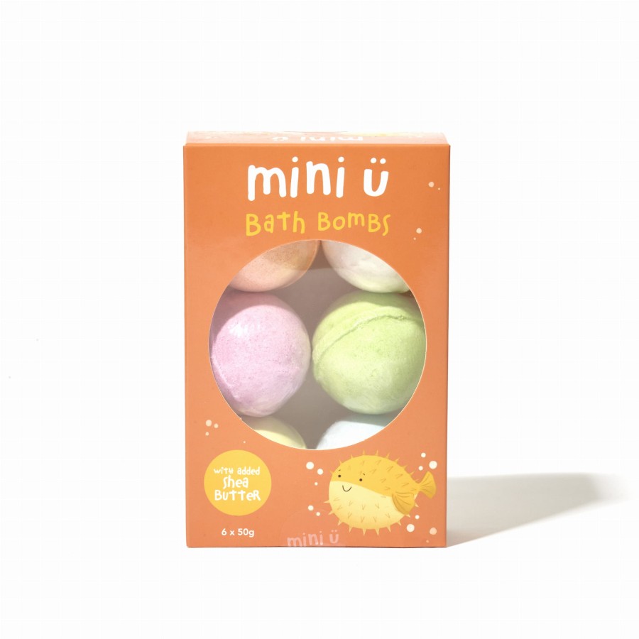Zestaw 6 musujących kul do kąpieli dla dzieci / Miniu