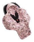 Otulacz/kocyk do fotelika samochodowego Magic Jungle Powder Pink