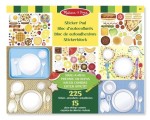 Make-a-Meal Album z wielorazowymi naklejkami / Melissa & Doug
