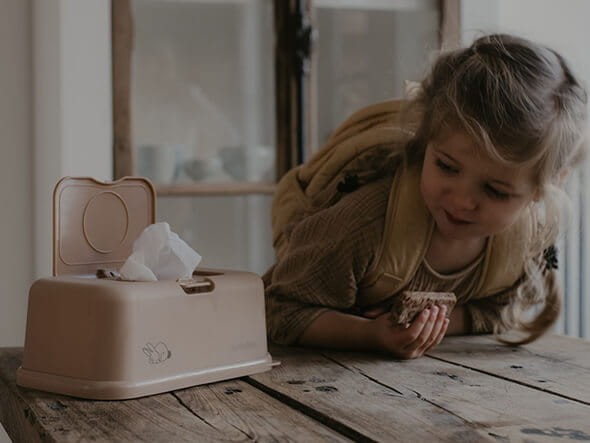 Pojemnik na chusteczki, Café latte Rabbit / FUNKYBOX