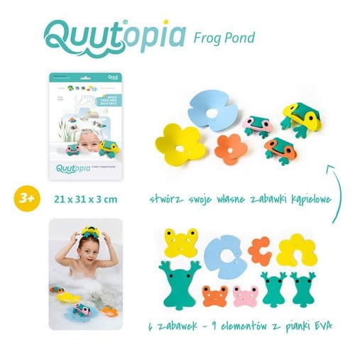 Zestaw puzzli piankowych 3D Quutopia Żabki / QUUT