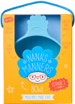 Miska silikonowa z przyssawką i uchwytem BLUE / Nana's Manners