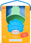 Miska silikonowa z przyssawką i uchwytem GREEN / Nana's Manners