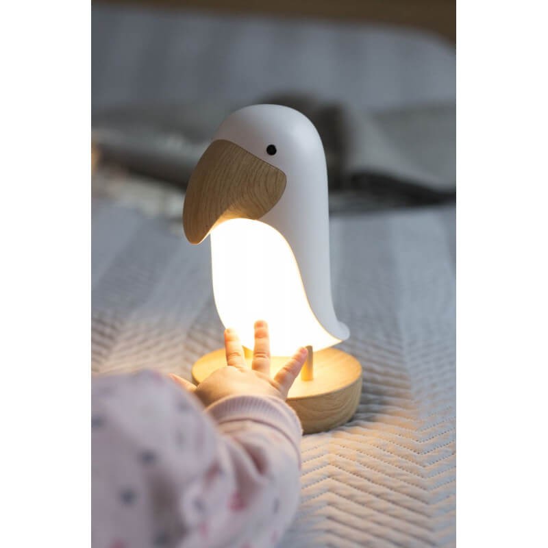 Lampka z głośnikiem- Maskonur różowy /Rabbit&Friends