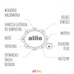 Króliczek Alilo Big Bunny - różowy /Alilo