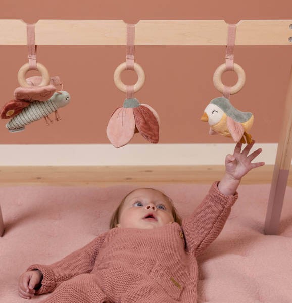 Pałąk interaktywny BabyGym Flowers & Butterflies /Little Dutch
