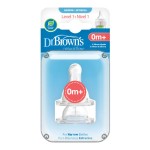 Smoczki do butelki Dr Brown's, 2 szt. - rozmiary