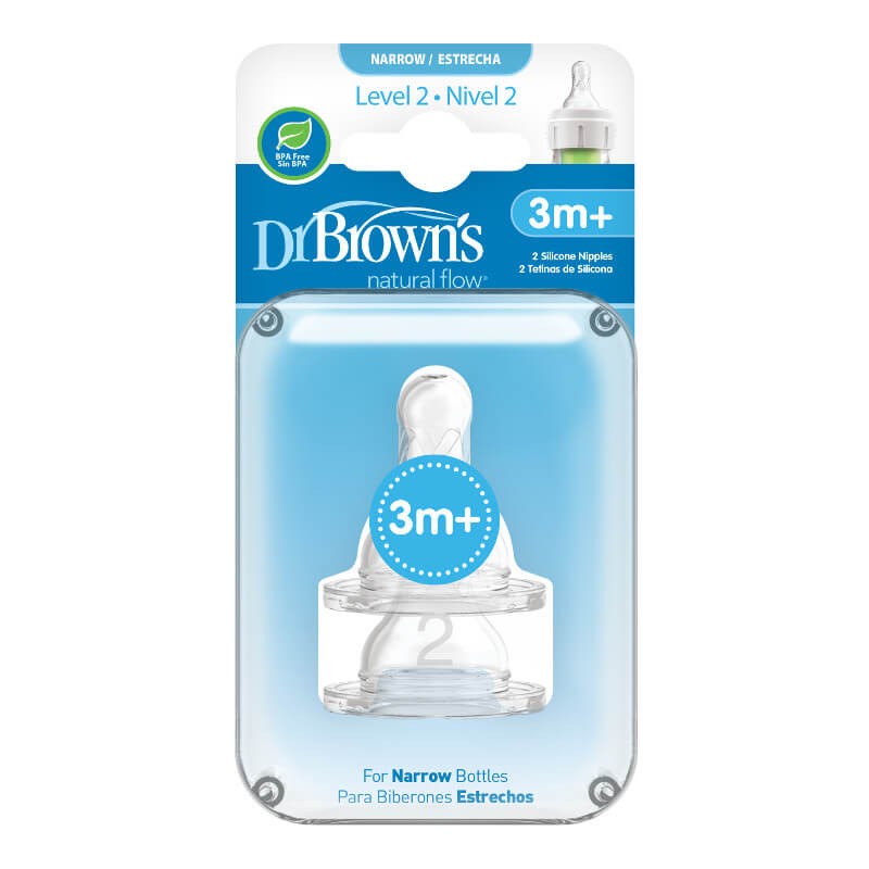 Smoczki do butelki Dr Brown's, 2 szt. - rozmiary
