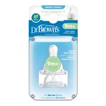 Smoczki do butelki standard Dr Brown's, 2 szt. - rozmiary