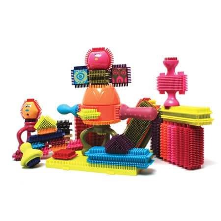 Klocki jeżyki z buźkami /B.Toys