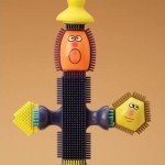 Klocki jeżyki z buźkami /B.Toys
