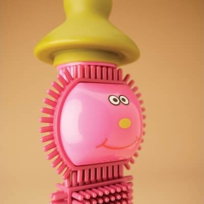 Klocki jeżyki z buźkami /B.Toys