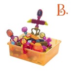 Klocki jeżyki z buźkami /B.Toys