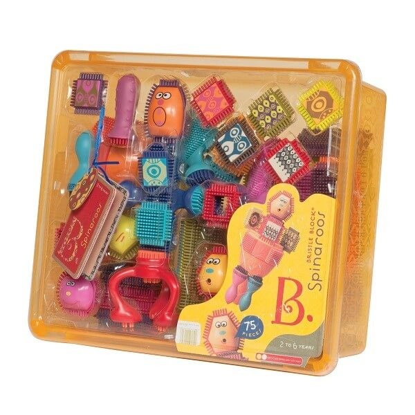 Klocki jeżyki z buźkami /B.Toys