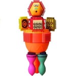 Klocki jeżyki z buźkami /B.Toys
