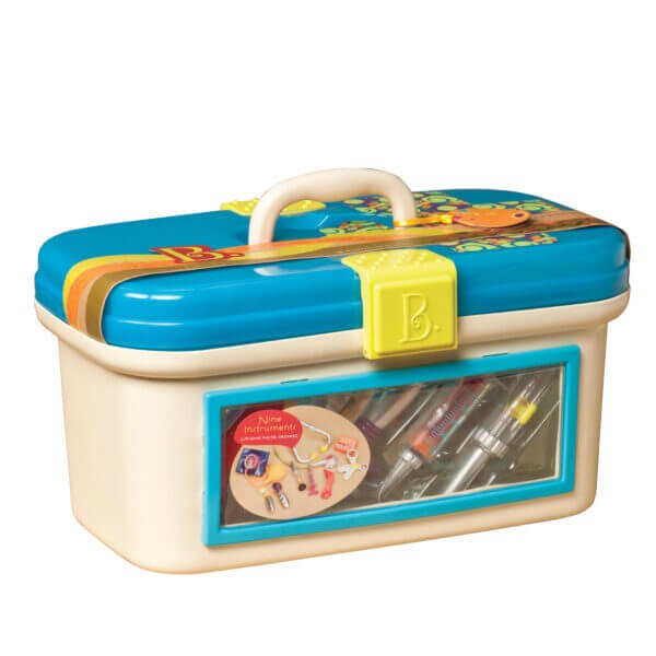 Walizeczka z zestawem akcesoriów lekarskich / B.Toys