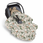 Kocyk do fotelika - Animals Garden - Beige / BabySteps