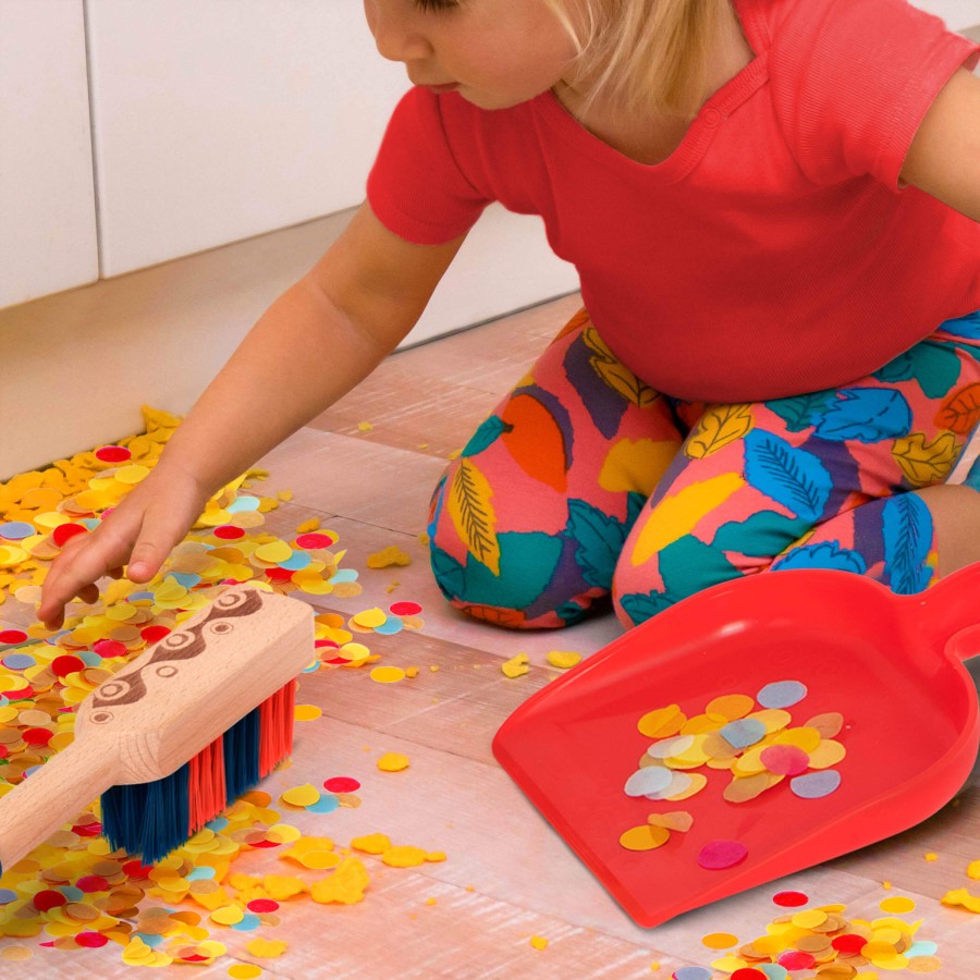 Clean ‘n’ Play – drewniany zestaw do sprzątania /B.Toys