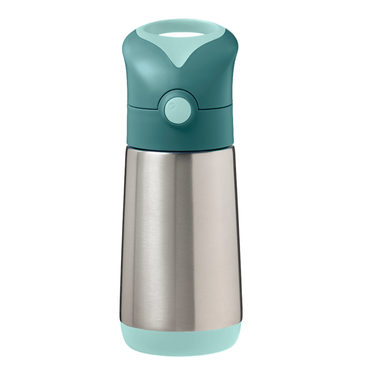 Termobutelka ze słomką EMERALD FOREST 350 ml / b.box