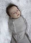 Otulacz FIRST STEP Czarne kropki z czapeczką / Sleepee