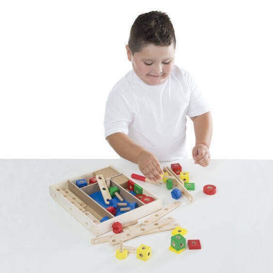 Drewniany zestaw konstrukcyjny w pudełku / Melissa and Doug