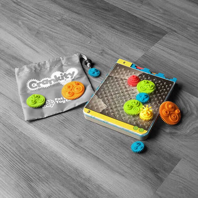 Łamigłówka Kółka Zębate Crankity / Fat Brain Toys