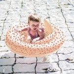 Kółko treningowe dla dzieci Leopard Old Pink / The Swim Essentials