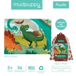 Puzzle podróżne w woreczku Park dinozaurów 36 elementów 3+ / Mudpuppy