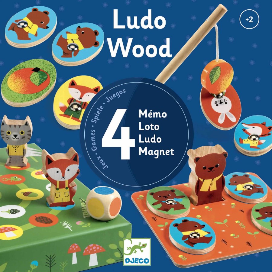 Zestaw 4 gier LudoWood /Djeco