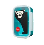 Lunchbox Bento Niedźwiedź Teal / 3 Sprouts
