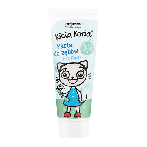 Żelowa pasta do zębów o smaku miętowym Kicia Kocia 50 ml /MomMe